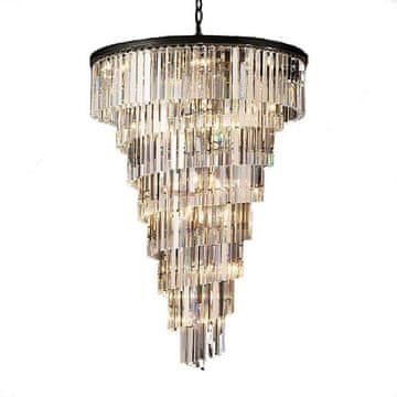 shumee Hereford Spiral - kristalni lestenec 80cm