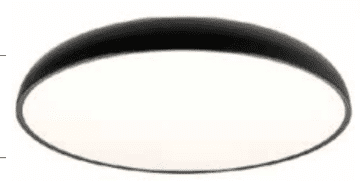 shumee Lamina - Stropna svetilka 44cm 30W LED Črna
