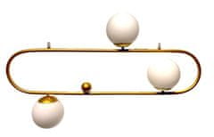 shumee Art Deco Elipse L - moderen lestenec 3 konice 90cm