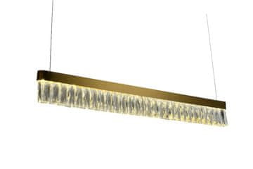 shumee Villach - linearna kristalna viseča svetilka 100cm