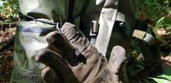 shumee Napenjalci za ponjavo 6 kosov Ultralight Bushmen oranžni
