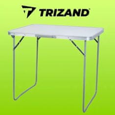 shumee Zložljiva miza za kampiranje Trizand aluminij višina 70 cm, plošča 60 x 80 cm