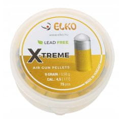 shumee Jekleni žreb, brez svinca, teflon Elko X-treme 4.5mm 0.58g 75kos rumena