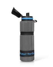 shumee Steklenica s filtrom za vodo, modra plastenka s filtrom Water-to-Go Active 750 ml