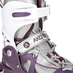 shumee OTROŠKE DRSALKE AKO-RD03 GIRL VIOLET VEL. L (38-41)