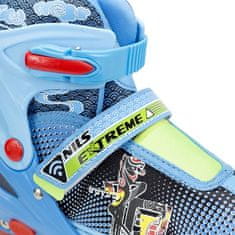 shumee NJ4605 A MODRI ROLERI VELIKOST M (34-37) NILS EXTREME