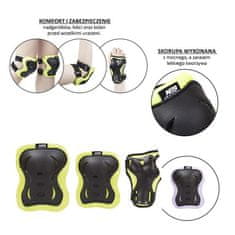 shumee H726 BLACK-LIME VELIKOST L NILS EXTREME ZAŠČITNI SET