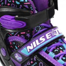 shumee NQ4411 A ČRNO VIJOLIČNA VEL. S (30-33) ROLERI NILS EXTREME