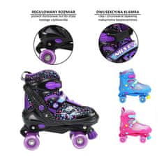 shumee NQ4411 A ČRNO VIJOLIČNA VEL. S (30-33) ROLERI NILS EXTREME