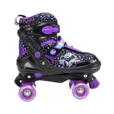 shumee NQ4411 A ČRNO VIJOLIČNA VEL. S (30-33) ROLERI NILS EXTREME
