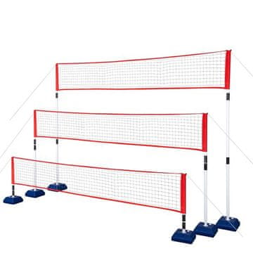 shumee NT0300 3v1 VEČFUNKCIONALNA MREŽA ZA BADMINTON+TENIS+ODBOJKO FULL COVER NILS
