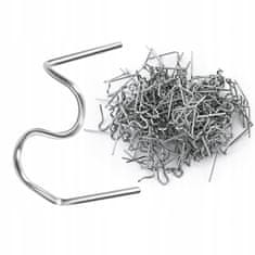 shumee Plastične sponke Rosfix v obliki črke S 0,8 mm 100 kos.