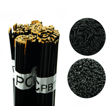 shumee PC+PBT dodajna kovina za varjenje plastike, črna, 100g