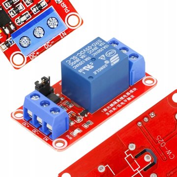 shumee Rosfix 1-kanalni relejni modul 5v H/L 10A Arduino
