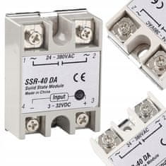 shumee Polprevodniški rele SSR-40 DA 40A 24-380VAC LED
