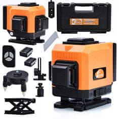 shumee Rosfix Orange Tiger 12-vrstični laserski nivelir ROT12L v kovčku s kompletom