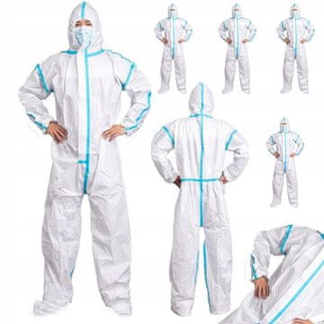 shumee 5X ZAŠČITNA SLIKARSKA OBLEKA ZA ENKRATNO 185CM MIKROPOROZNA MEMBRANA