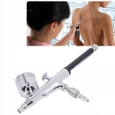 shumee Slikarski airbrush v kovčku s kovinskim rezervoarjem, šoba 0,2 mm