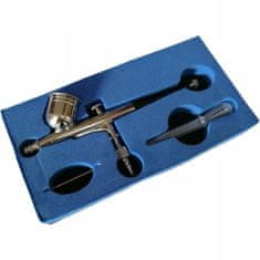 shumee Slikarski airbrush v kovčku s kovinskim rezervoarjem, šoba 0,2 mm