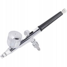 shumee Slikarski airbrush v kovčku s kovinskim rezervoarjem, šoba 0,2 mm