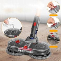 shumee Rosfix Mopping krtača za sesalnik dyson v7 v8 v10 v11 v15 + 2 bralni krpi
