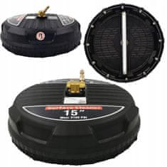 shumee Rosfix Professional T-Racer 15" kockasta krtača s 1/4" hitrim priključkom + 1/4" visokotlačna čistilna cev upognjena za 15° s kompletom 5 šob in ročajem