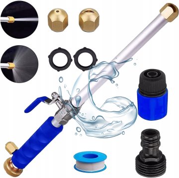 shumee Tlačna cev za vrtno cev 3/4" (sulica, adapter 3/4", hitri priključek, 2 tesnila, tesnilni trak in 2 nastavka) SET3