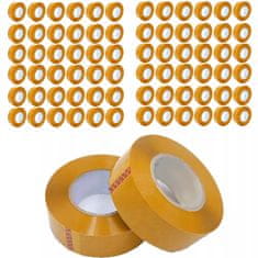shumee 72x Rosfix rumeni pakirni trak 48 mm x 50 mm