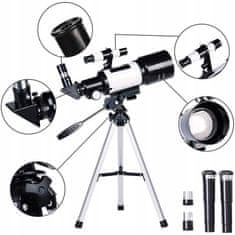 shumee Otroški astronomski teleskop z dodatki F30070M