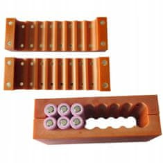 shumee Dvoredni kalup za varjenje baterij 18650 z magnetom 2x4