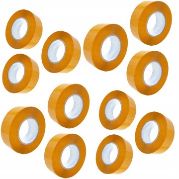 shumee 12x rumeni pakirni trak Rosfix 48 mm x 50 mm