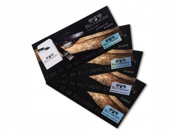 shumee Beltimore rjav usnjen pas za široke hlače