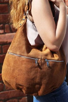 Vera Pelle USNJENA TORBA A4 torba MESSENGER BAG semiš