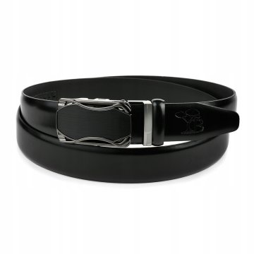 shumee BELTIMORE moški usnjeni pas z zrnato avtomatsko zaponko