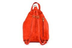 shumee Italijanski eleganten ženski nahrbtnik A4 iz usnjenega semiša