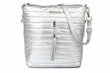 shumee Ženska prešita torba z masivnimi originalnimi resicami