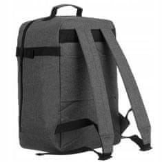 shumee PETERSON siva kabinska torba potovalni nahrbtnik unisex ročna prtljaga