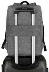 shumee Potovalni nahrbtnik lahka ročna prtljaga unisex siva kabinska torba