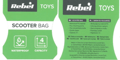 Rebel TOOLS Vodotesna torba za skuter REBEL, srebrna/siva