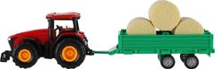 Teddies Traktor z vztrajnikom 30 cm 1 kos