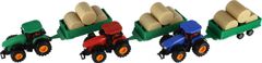 Teddies Traktor z vztrajnikom 30 cm 1 kos