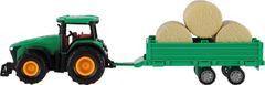 Teddies Traktor z vztrajnikom 30 cm 1 kos