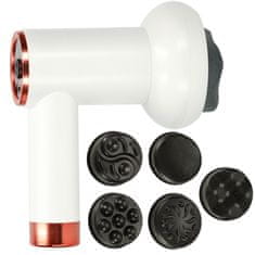 MG Massage Gun 5in1 masažna pištola, bela