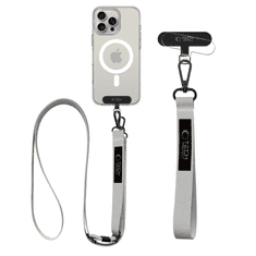 Tech-protect Rope Crossbody vrvica za mobitelni telefon, siva