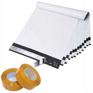 shumee Rosfix Bela poliestra 500x610mm 100kos + 2x Rosfix rumen pakirni trak 48mm x 50m