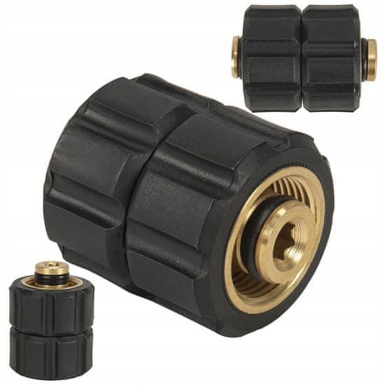 shumee Adapter / vrtljivi adapter za priključitev cevi visokotlačnega čistilnika 2x GW M22x1,5 mm