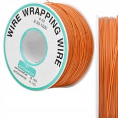shumee Kynar žica tipa AWG 0,25 mm oranžna 200 m