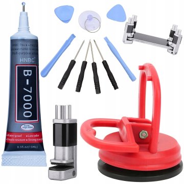 shumee Rosfix LCD Display Vice + GSM 10-v-1 komplet orodij + B7000 lepilo + prisesek za 55 mm LCD zaslone