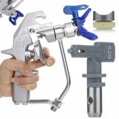 shumee Rosfix Rosfix UltraSpray barvna pištola z 2-prstnim sprožilcem PM2PRUS04 s pokrovom + Rosfix Hi-Flow 629 barvna šoba