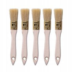 shumee Set 20 ploščatih čopičev z naravnimi ščetinami 15/25/36/50 mm